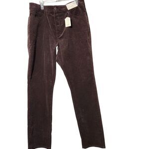 St Johns Bay Corduroy Pants Size 20 Tall Brown Comfort Waist
